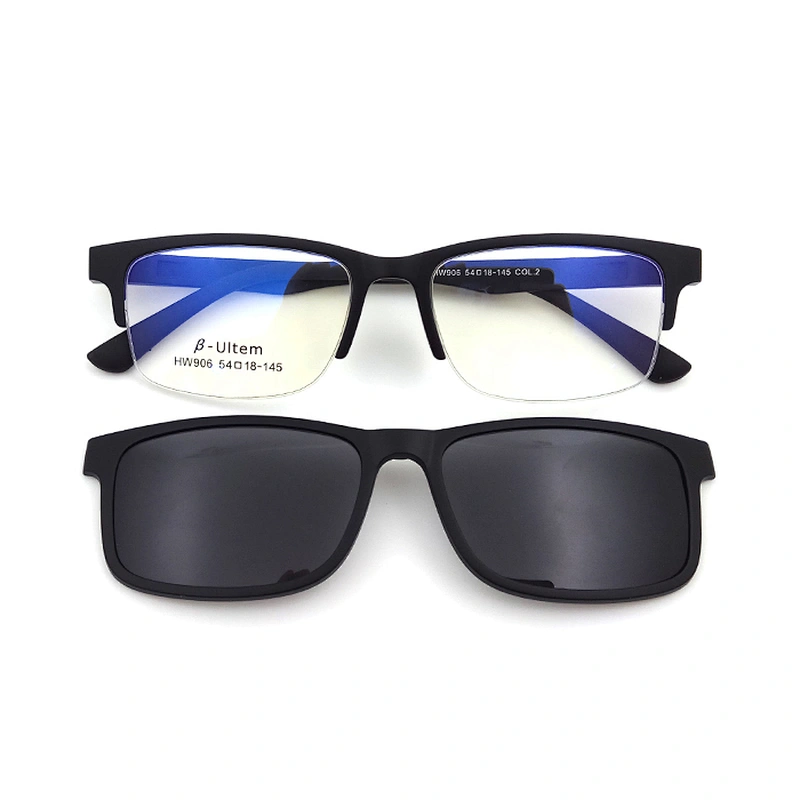 2019 mido new design high quality ultem clip on sunglasses ready stock