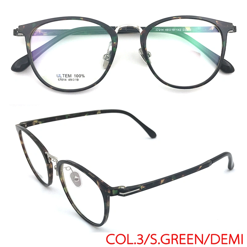Myopia OEM Brand Black Eye Spring Hinge Optical Glasses Eyeglasses Frame