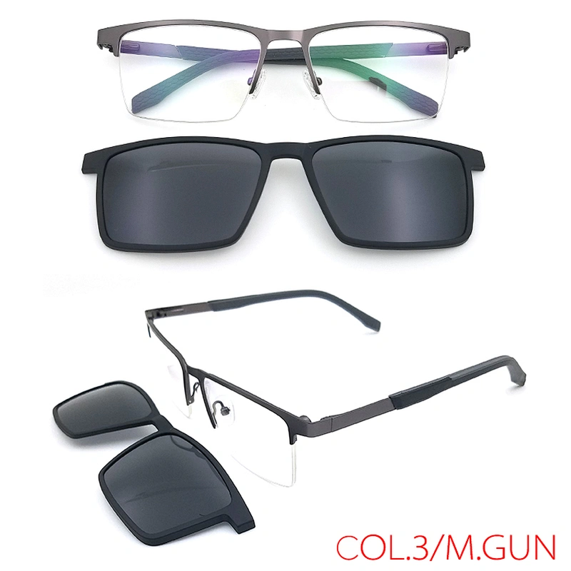 new model Sunglasses Eyewear Optical Frame O N Eyeglasses metal Clip On Glasses