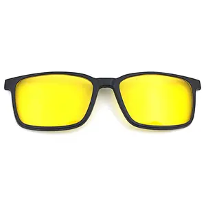 new clip on glasses idea 4 clips in 1 frame with 1 bag optical eyewear 2295