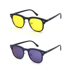 2019 new model frame hot sale clip on optical sunglasses  with magnet lens