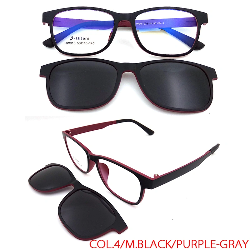 high quality ready stock optical glasses polarized clip on eyeglasses wholesale