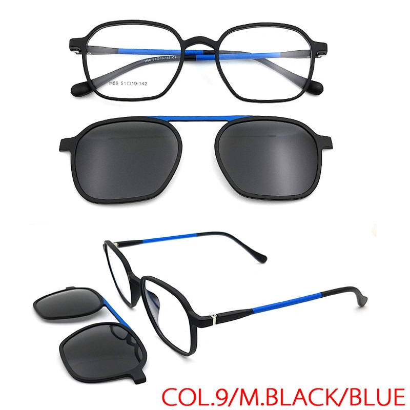 hot sale cheap cost ready stock  magnetic tr90 optical clip on eyeglasses frame