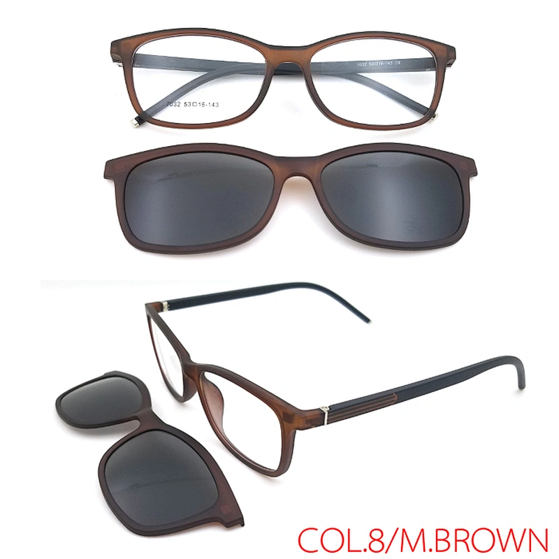good model clip on optical frame with magnet eyewear reading glasses