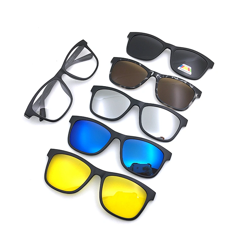 new design tr90 clip-on eyewear clip on optical frame with TAC polarized