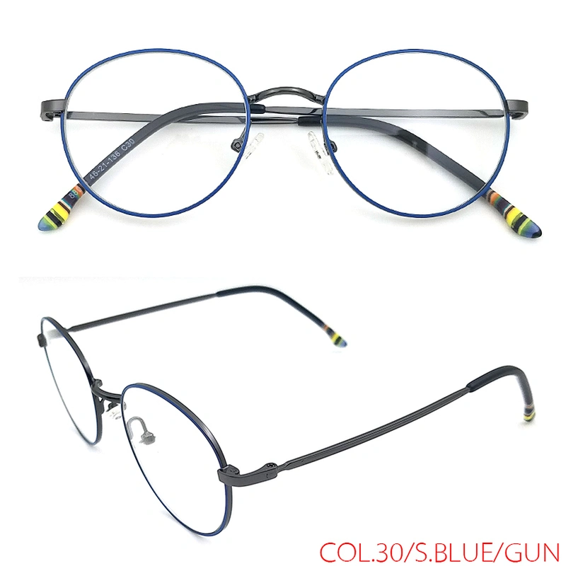 2019 Hot Selling Eyeglasses Wholesale Anti Blue Light Eyewear Metal Optical Frame