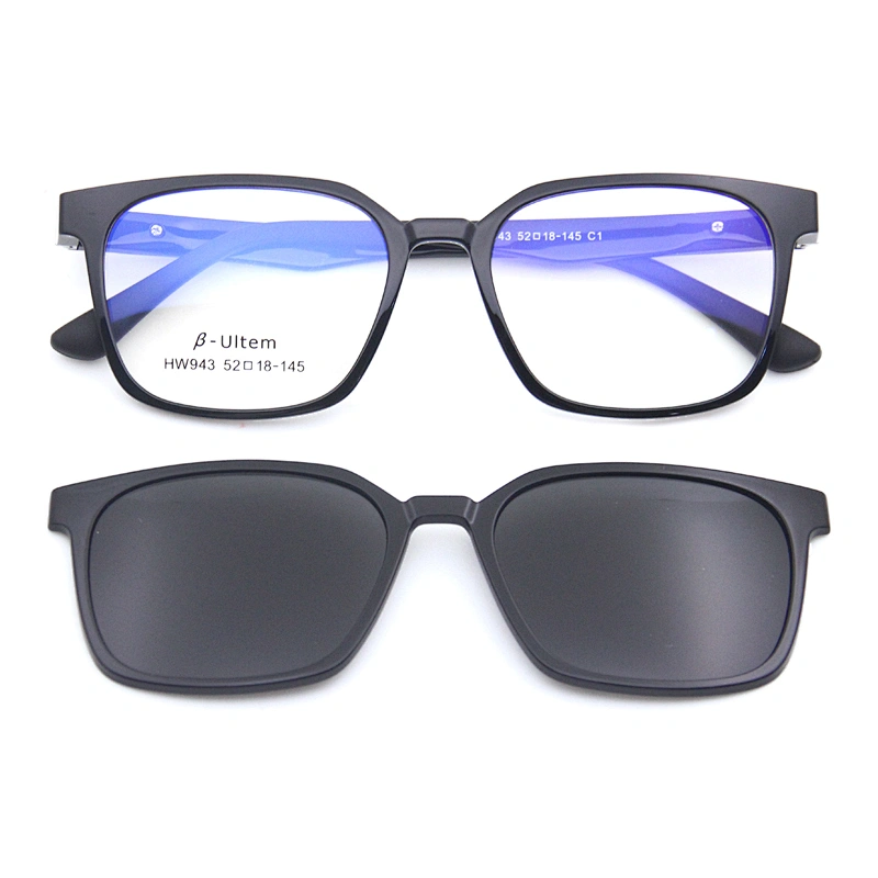high quality hot sale utlem optical spring clip on eyeglasses wholesale