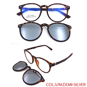 Clip-on Frame Eyewear Light Ultem Eyeglasses Magnetic Polarized Clip On Glasses