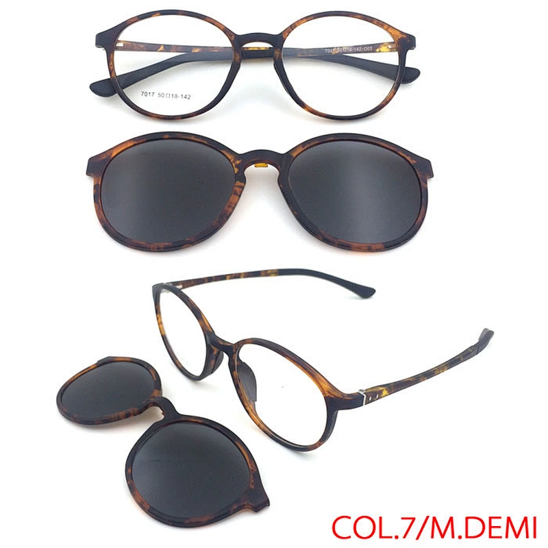 new design high quality TR90 frame clip on eyewear glasses with polarized