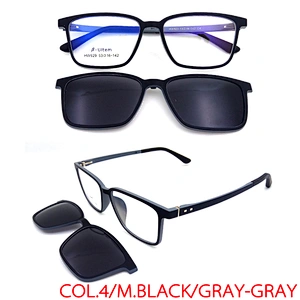 high quality glasses ultem metal clip on optical frame with custom logo