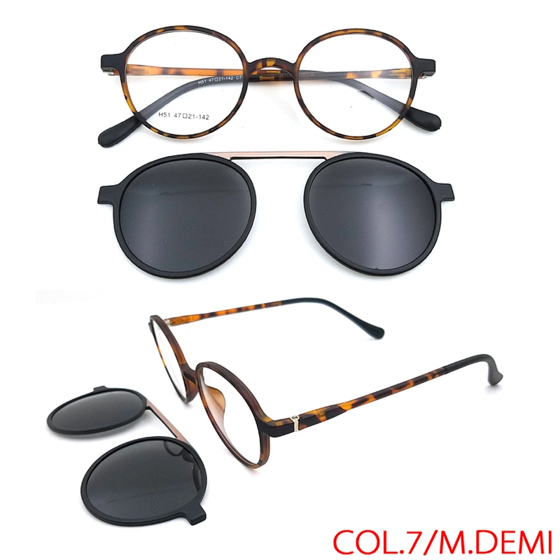 2020 new design magnetic eyewear frame clip on sunglasses wholesale