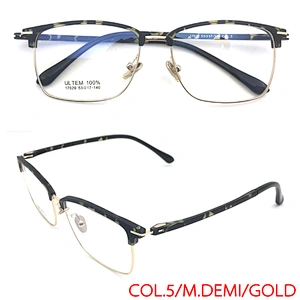 Glasses Prescription Optical Manufacturer Plastic Square Frame Eyeglasses