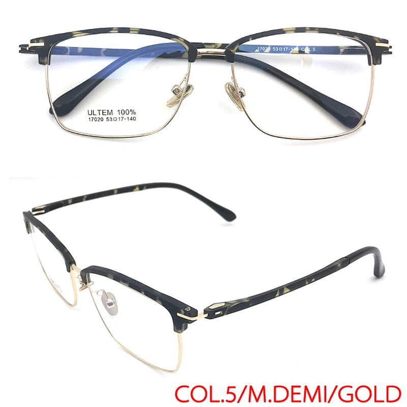 Glasses Prescription Optical Manufacturer Plastic Square Frame Eyeglasses