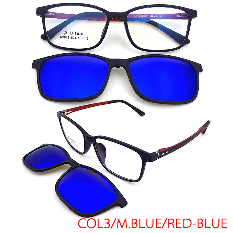 high quality ready stock soft ultem tr90 optical frame clip on sunglasses