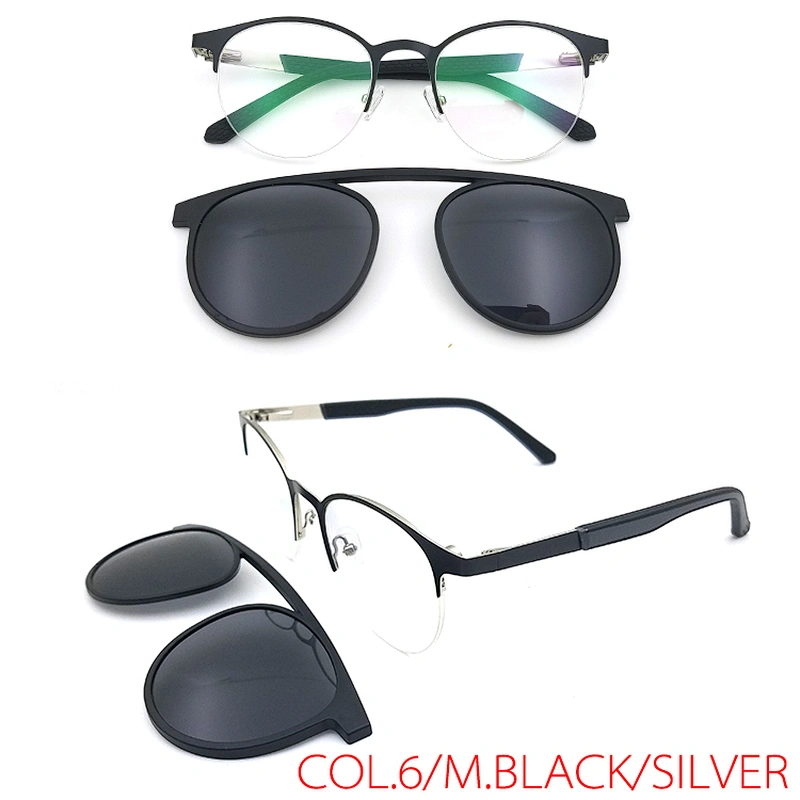 nice model hot sale tac polarized metal optical clip on eyewear sunglasses