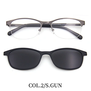 high quality great stock new design tr90 clip-on metal clip on eyeglasses