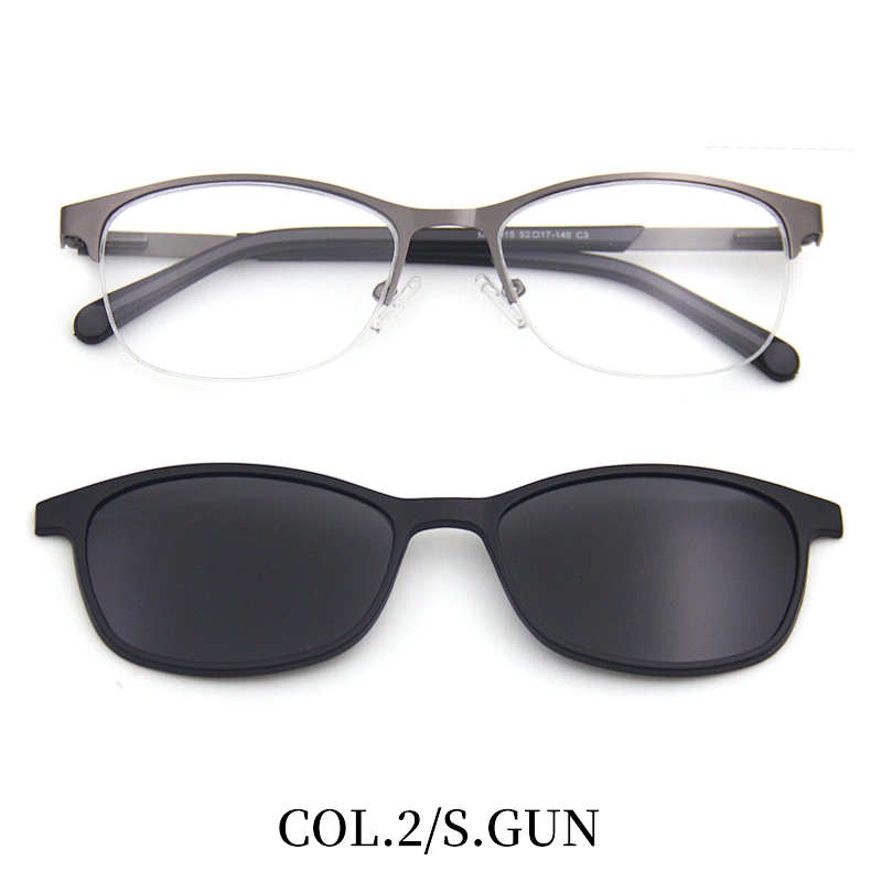 high quality great stock new design tr90 clip-on metal clip on eyeglasses
