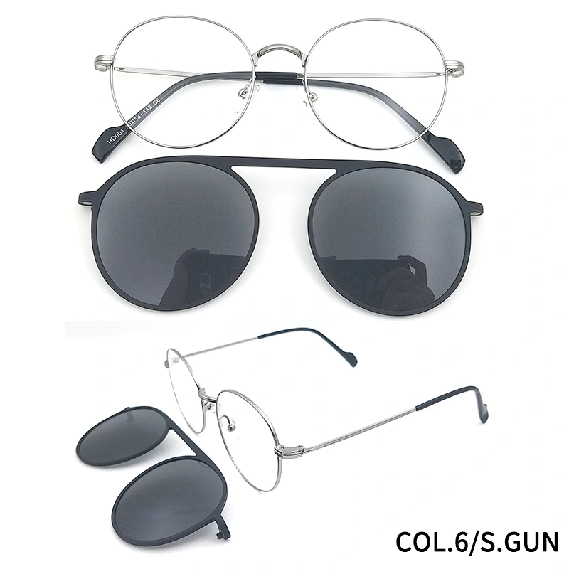 cheap price new design hot selling sunglasses clip on glasses frame stock
