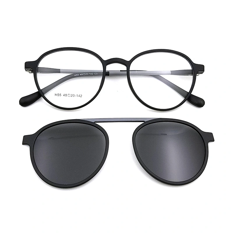 hot sale high quality ready spot magnetic soft tr90 optical clip on glasses