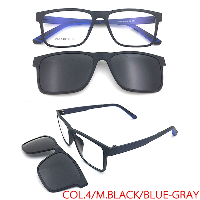 shenzhen factory produce optical frame clip-on magnetic glasses wholesale