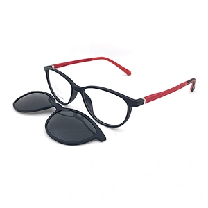 new fashion design eyeglasses soft tr90 clip on optical frames ready stock