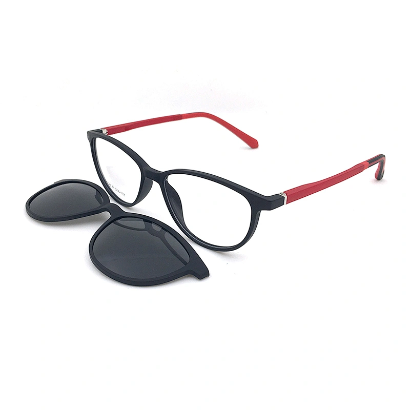 new fashion design eyeglasses soft tr90 clip on optical frames ready stock