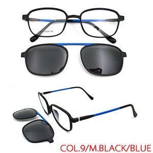 high quality soft tr90 optical eyewear frame clip on magnet eyeglasses