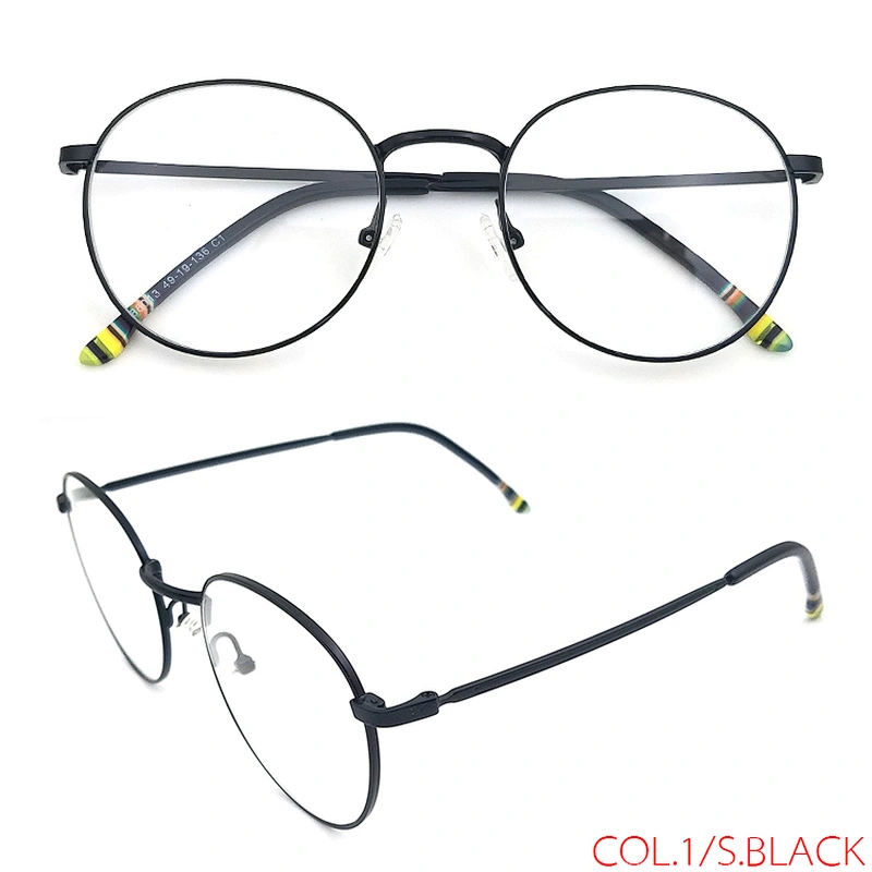Glasses Metal Optical Man Woman Frame Eyeglasses