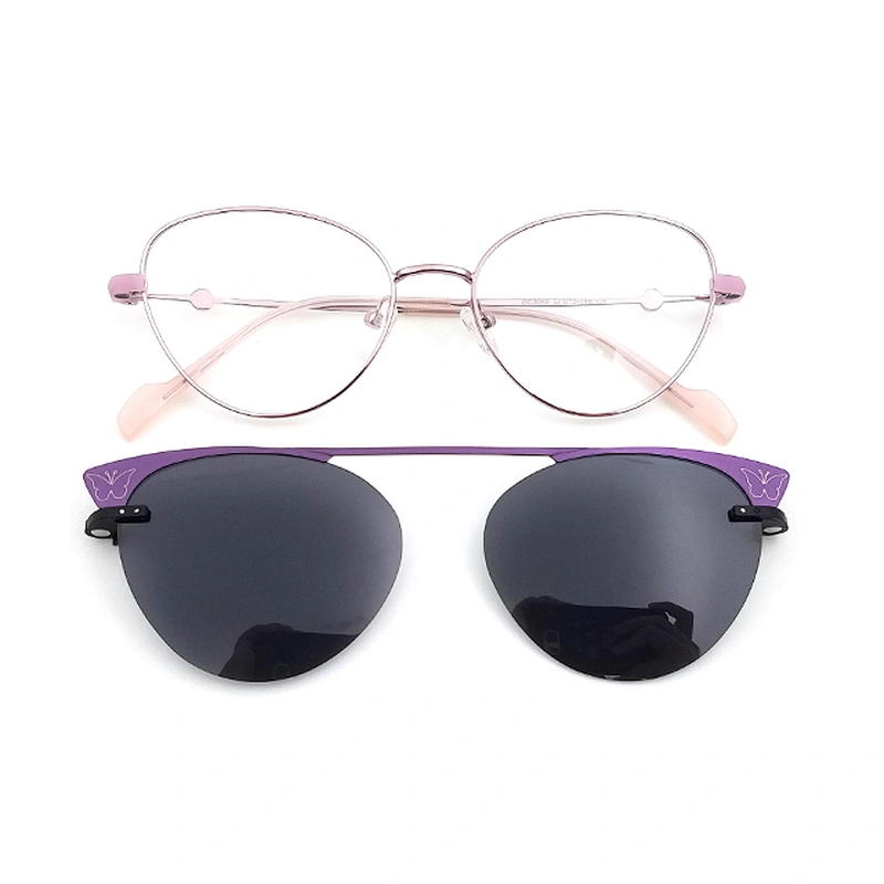 latest lady women design sultem magnet tac cover clip on glasses