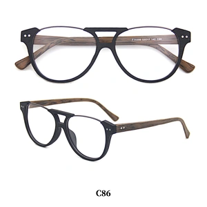 high quality wood design ladies cheaper acetate optical eyeglasses frames for adult