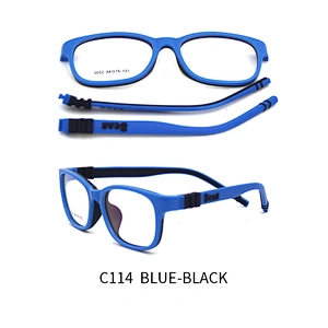 cheaper price new fashion kids optical glasses Silica gel eyewear frame stock