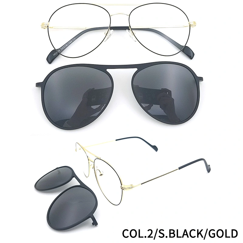 customer logo poliarzed sunglasses metal clip on frame glasses ready stock