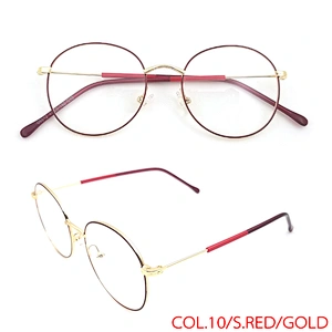 2019 Hot Selling Eyeglasses Glasses  Anti Blue Light Eyewear Metal Optical Frame