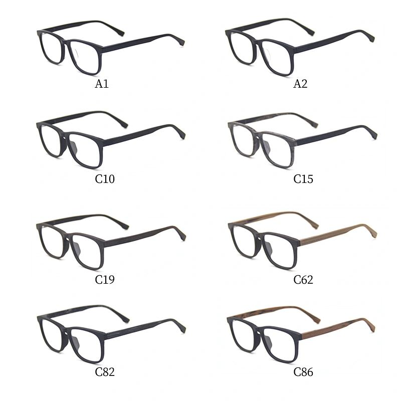HJ Vintage Wood Grain Acetate Optical Comfort Readers Reading Glasses