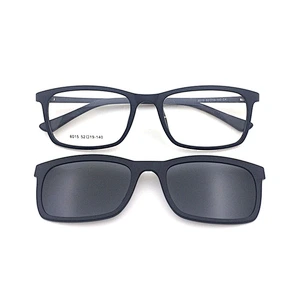 hot selling new design clip-on set optical frame polarized sunglasses
