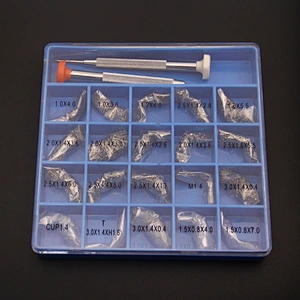 high quality ready stock optical eyeglass mini hinge screws set screwdriver