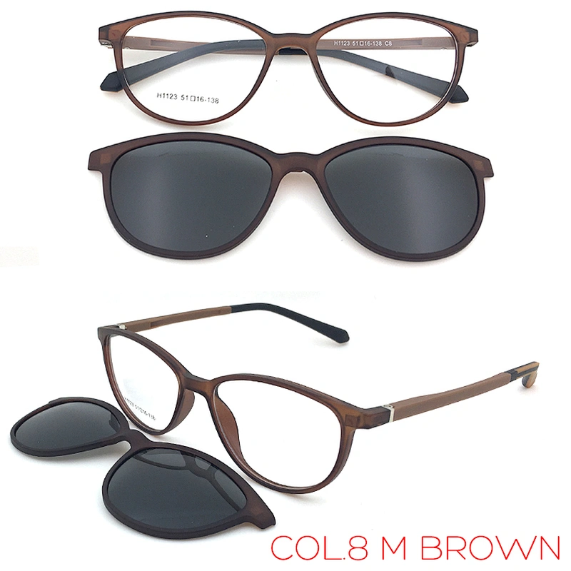 new fashion design eyeglasses soft tr90 clip on optical frames ready stock