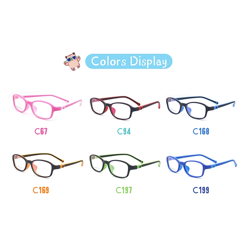 2019 New model Silicone Glasses Frame Children's Sports Glasses Children's Glasses Slip-proof