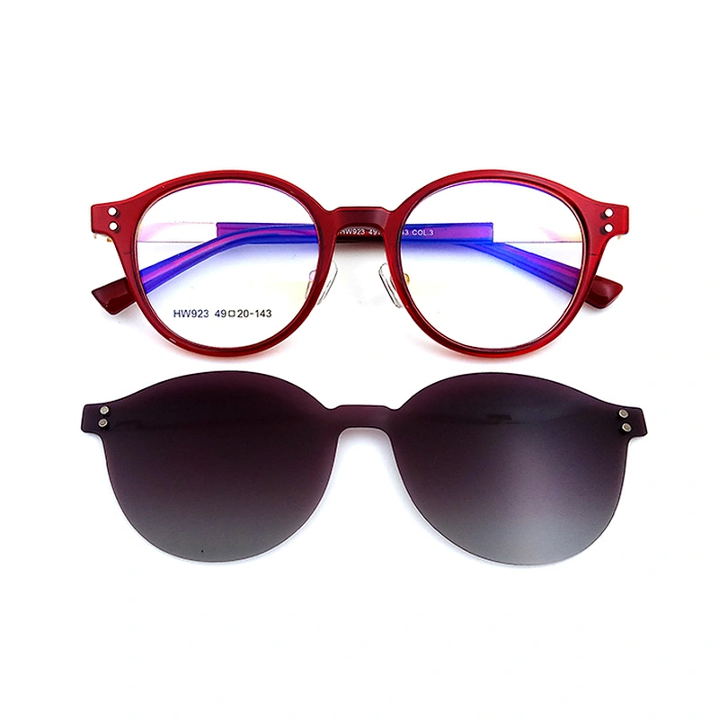 Polarized Mirror Manufacturing tr90 ultem optical Magnetic Sunglasses Clip On