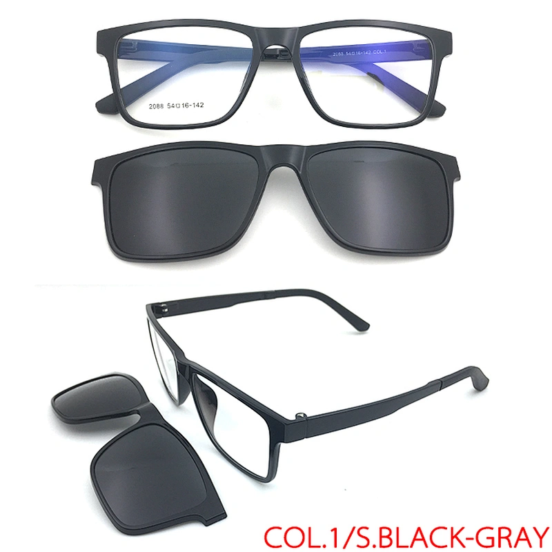 shenzhen factory produce optical frame clip-on magnetic glasses wholesale