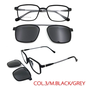 hot selling new fashion model customer logo clip on optical frame wholesale