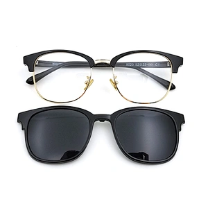 hot selling Clip-on Frame Uv400 Polarized Light Magnetic Clip On Glasses