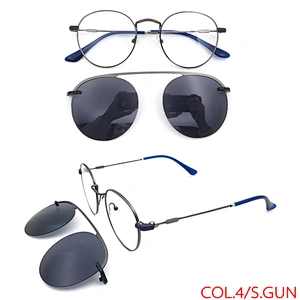 ready stock high quality spectacle frames eyewear clip on glasses with polarized
