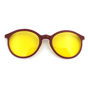 new design high quality optical fashion clip on sunglasses eyewear