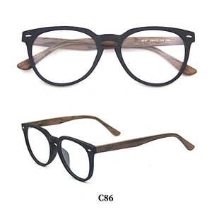 2019 optical wooden brand acetate tips designer eyeglasses frames