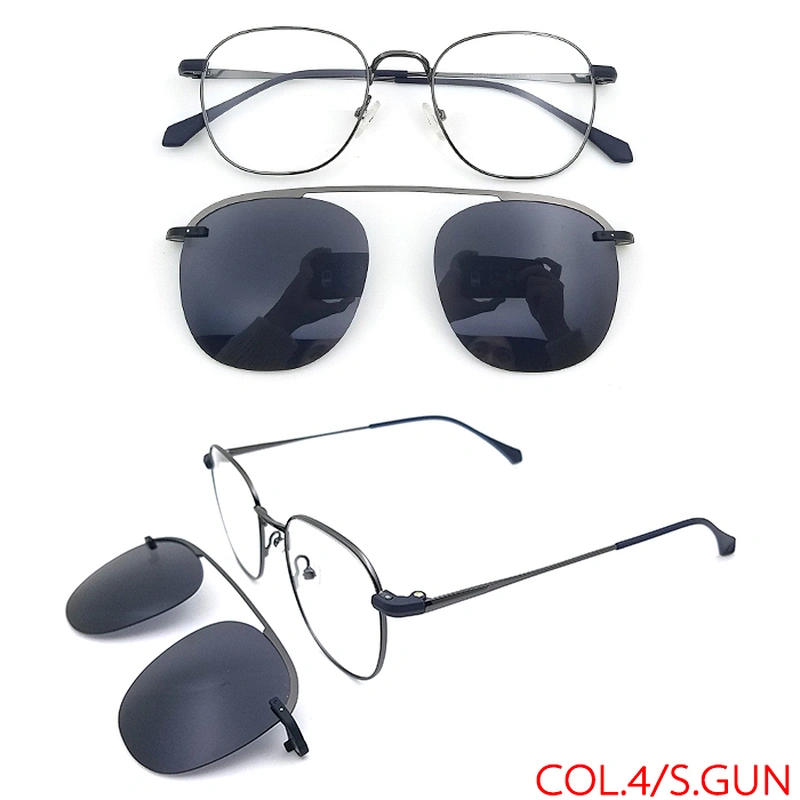 high quality ready stock glasses frames clip on sunglasses with magnetic