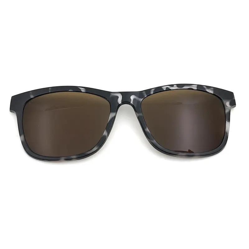 2020 new design hot selling 5 clips tr90 clip on eyewear frame with polarized