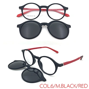 high quality hot sale TR90 magnet eyewear clip on sunglasses with polarized