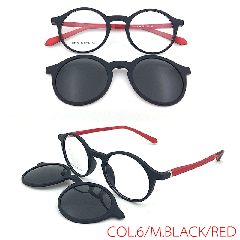 high quality hot sale TR90 magnet eyewear clip on sunglasses with polarized