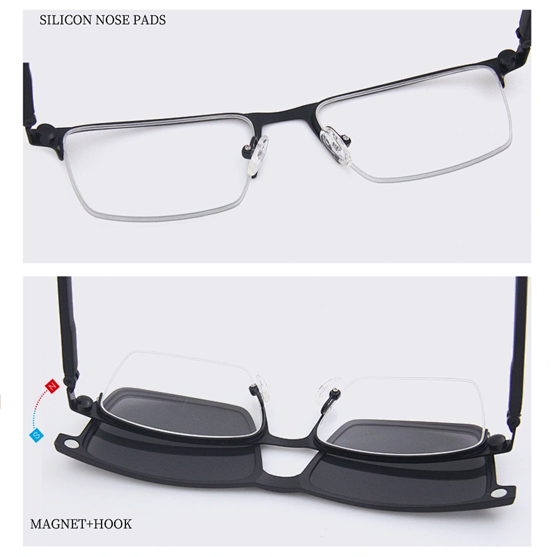hot sale customer logo new arrived ready metal magnetic optical frame